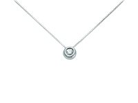 Collana Donna  Collana Punto Luce in Oro bianco Diamante Guerretta Gioielli PUNTOLUCE0.06